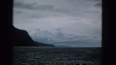 1965:EASTER MOLOKAI WHALES BEACH PARADE ALOHA TOWER. Vast View Of Island Coast