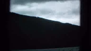 1965:EASTER MOLOKAI WHALES BEACH PARADE ALOHA TOWER. Panoramic View Of Mountain