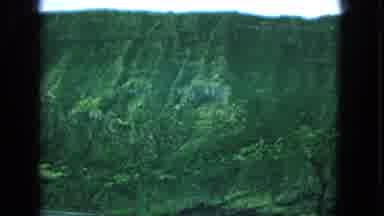 1965:EASTER MOLOKAI WHALES BEACH PARADE ALOHA TOWER. Scan Of Green Cliffs Along
