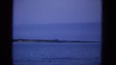 1965:EASTER MOLOKAI WHALES BEACH PARADE ALOHA TOWER. Coastline Shown On A Cloudy