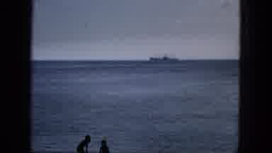 1965:EASTER MOLOKAI WHALES BEACH PARADE ALOHA TOWER. Swimming In The Ocean