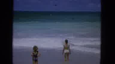 1965:EASTER MOLOKAI WHALES BEACH PARADE ALOHA TOWER. Day At The Beach