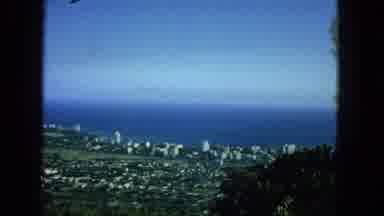 1965:EASTER MOLOKAI WHALES BEACH PARADE ALOHA TOWER. Coastline And Buildings