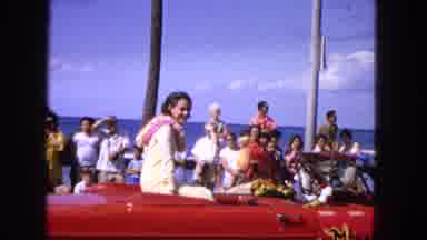 1965:EASTER MOLOKAI WHALES BEACH PARADE ALOHA TOWER. A Tropical Parade