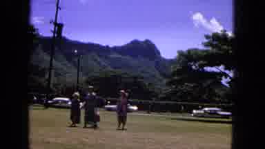 1965:EASTER MOLOKAI WHALES BEACH PARADE ALOHA TOWER. Casual Day At The Park