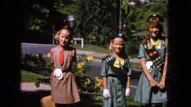 1965: Easter Parade IN Hawaii - Girl Scouts IN Uniforms With Badges And Sashes