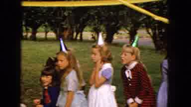 1965:EASTER MOLOKAI WHALES BEACH PARADE ALOHA TOWER. Waiting In Line While