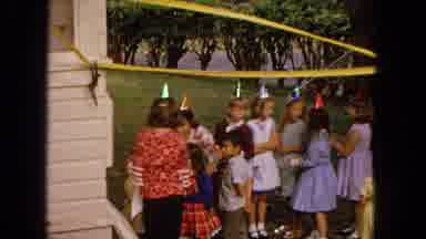1965:EASTER MOLOKAI WHALES BEACH PARADE ALOHA TOWER. Group Of Children Waiting