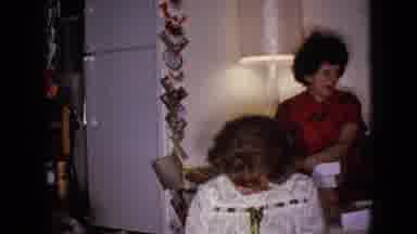 Wellsburg Iowa (1965): Excited Dog And Girl In Pajamas On Christmas Morning