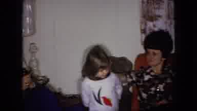 Wellsburg Iowa (1965): Family Relaxing At Home In The Living Room