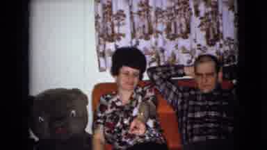 WELLSBURG IOWA-1965: Friends Informal Get Together Joined By Teddy Bear