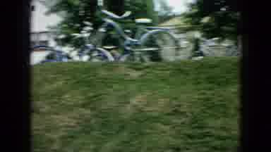 Wellsburg Iowa (1965): Children Outside Going Down Steps