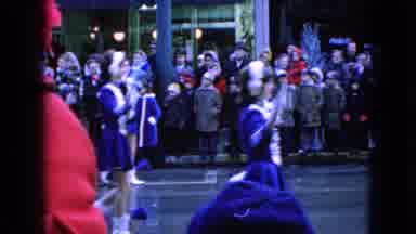 Wellsburg Iowa (1965): Marching Band Marches Through City Parade