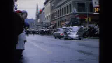 Wellsburg Iowa (1965): Historical Parade With A Float And Dancing Pom Pom Squad