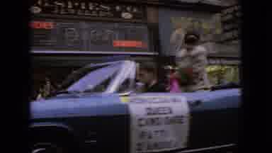 Wellsburg Iowa (1965): Homecoming Queen Rides In Street Parade
