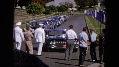 1966: Ceremony at Punchbowl Lake in Wilson, Kapiolani Park, Panning Monument