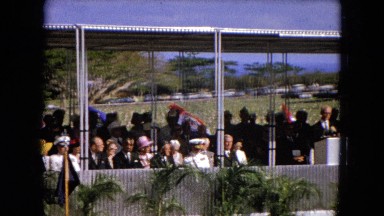 1966: Ceremony At Punchbowl Lake IN Wilson, Kapiolani Park, Panning Monument