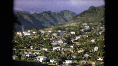 1966: Ceremony Punchbowl Lake Wilson Kapiolani Park Panning Monument With Stone Carvings