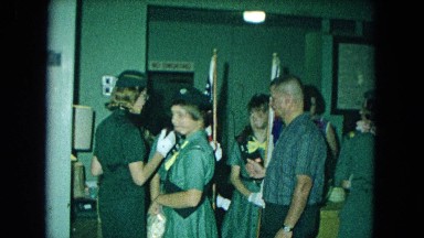 1966: Ceremony At Punchbowl Lake IN Wilson Kapiolani Park, Panning A War Memorial Monument