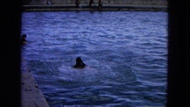 1966: Ceremony Punchbowl Lake Wilson Kapiolani Park. People Setting Up At The Stage
