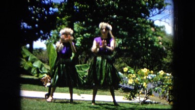 1966: Ceremony At Punchbowl Lake IN Wilson Kapiolani Park, People Setting Up For Entertainment