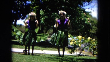 1966: Ceremony Punchbowl Lake Wilson Kapiolani Park. People Setting Up At The Stage
