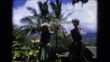 1966: Ceremony Punchbowl Lake Wilson Kapiolani Park. People Setting Up At The Stage