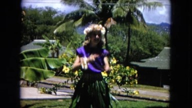 1966: Ceremony Punchbowl Lake Wilson Kapiolani Park. People Setting Up At The Stage