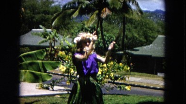 1966: Ceremony Punchbowl Lake Wilson Kapiolani Park. People Setting Up At The