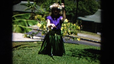 1966: Ceremony Punchbowl Lake Wilson Kapiolani Park. People Setting Up At The Stage