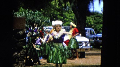 1966: Ceremony At Punchbowl Lake IN Wilson Kapiolani Park With People Setting Up