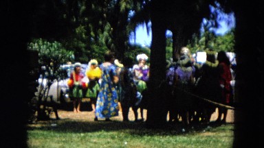 1966: Ceremony At Punchbowl Lake IN Wilson Kapiolani Park With Crowd Setting Up