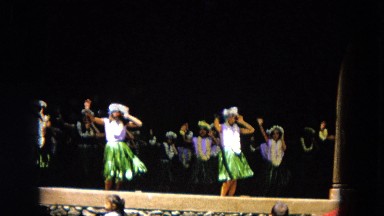 1966: Ceremony Punchbowl Lake Wilson Kapiolani Park. People Setting Up At The Stage