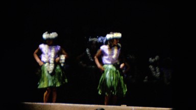 1966: Ceremony Punchbowl Lake Wilson Kapiolani Park. People Setting Up At The Stage
