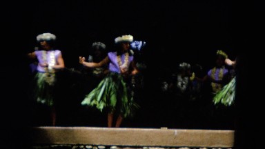 1966: Ceremony Punchbowl Lake Wilson Kapiolani Park. People Setting Up At The Stage