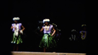 1966: Ceremony Punchbowl Lake Wilson Kapiolani Park. People Setting Up At The Stage