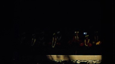 1966: Ceremony Punchbowl Lake Wilson Kapiolani Park. People Setting Up At The Stage