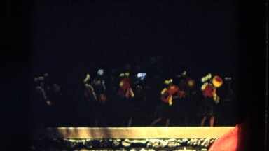 1966: Ceremony Punchbowl Lake Wilson Kapiolani Park. People Setting Up At The