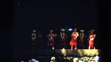 1966: Ceremony Punchbowl Lake Wilson Kapiolani Park. People Setting Up At The