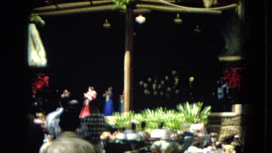 1966: Ceremony At Punchbowl Lake Wilson Kapiolani Park. People Setting Up For Event