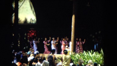 1966: Ceremony At Punchbowl Lake IN Wilson Kapiolani Park With People Setting Up