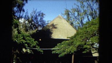 1966: Ceremony At Punchbowl Lake IN Wilson Kapiolani Park, People Setting Up For Entertainment