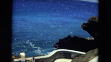 1966: Ceremony Punchbowl Lake Wilson Kapiolani Park. People Gather To Watch An