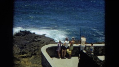 1966: Ceremony Punchbowl Lake Wilson Kapiolani Park. People Gather To Watch A Traditional Dance