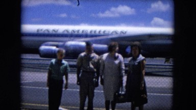 1966: Ceremony Punchbowl Lake Wilson Kapiolani Park. People Gather To Watch An