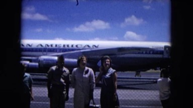 1966: Ceremony Punchbowl Lake Wilson Kapiolani Park. People Gather To Watch An