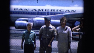 1966: Ceremony Punchbowl Lake Wilson Kapiolani Park. People Gather To Watch An