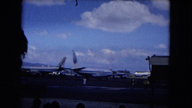 1966:CEREMONY PUNCHBOWL LAKE WILSON KAPIOLANI PARK. People Gather To Watch An