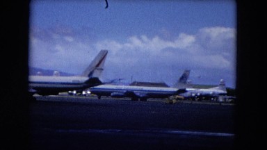 1966: Ceremony Punchbowl Lake Wilson Kapiolani Park. People Gather To Watch An
