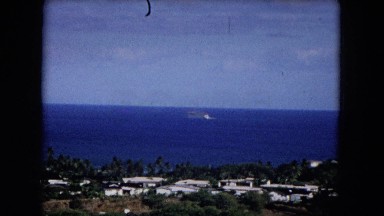 1966: Ceremony Punchbowl Lake Wilson Kapiolani Park. People Gather To Watch An